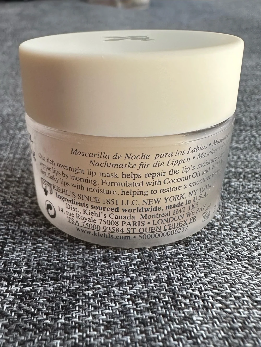 NEW Kiehl’s Buttermask For Lips Overnight Lip Treatment Coconut Oil .35oz SEALED